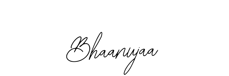 Use a signature maker to create a handwritten signature online. With this signature software, you can design (Bearetta-2O07w) your own signature for name Bhaanujaa. Bhaanujaa signature style 12 images and pictures png