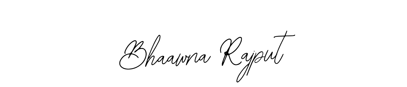 How to make Bhaawna Rajput signature? Bearetta-2O07w is a professional autograph style. Create handwritten signature for Bhaawna Rajput name. Bhaawna Rajput signature style 12 images and pictures png