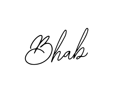 Make a beautiful signature design for name Bhab. With this signature (Bearetta-2O07w) style, you can create a handwritten signature for free. Bhab signature style 12 images and pictures png