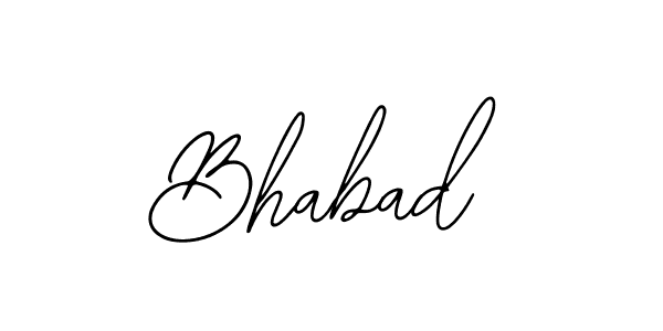 Create a beautiful signature design for name Bhabad. With this signature (Bearetta-2O07w) fonts, you can make a handwritten signature for free. Bhabad signature style 12 images and pictures png