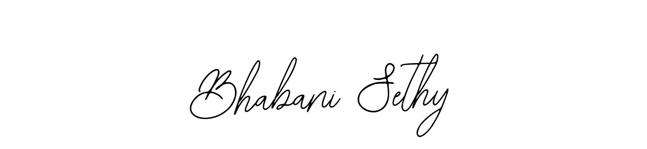 How to make Bhabani Sethy signature? Bearetta-2O07w is a professional autograph style. Create handwritten signature for Bhabani Sethy name. Bhabani Sethy signature style 12 images and pictures png