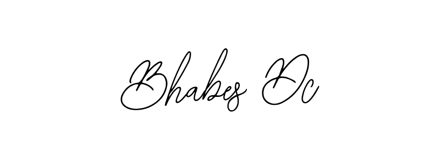 Similarly Bearetta-2O07w is the best handwritten signature design. Signature creator online .You can use it as an online autograph creator for name Bhabes Dc. Bhabes Dc signature style 12 images and pictures png