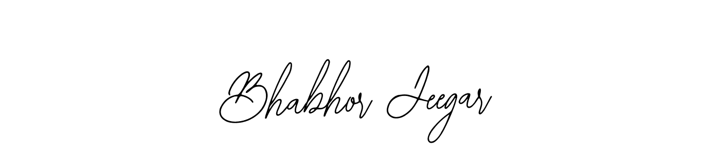 Bhabhor Jeegar stylish signature style. Best Handwritten Sign (Bearetta-2O07w) for my name. Handwritten Signature Collection Ideas for my name Bhabhor Jeegar. Bhabhor Jeegar signature style 12 images and pictures png