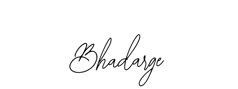 Also we have Bhadarge name is the best signature style. Create professional handwritten signature collection using Bearetta-2O07w autograph style. Bhadarge signature style 12 images and pictures png