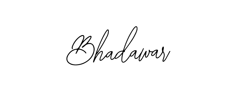 Also we have Bhadawar name is the best signature style. Create professional handwritten signature collection using Bearetta-2O07w autograph style. Bhadawar signature style 12 images and pictures png