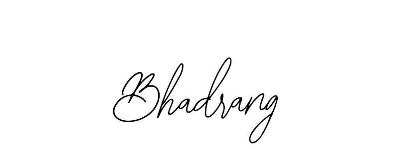 You can use this online signature creator to create a handwritten signature for the name Bhadrang. This is the best online autograph maker. Bhadrang signature style 12 images and pictures png