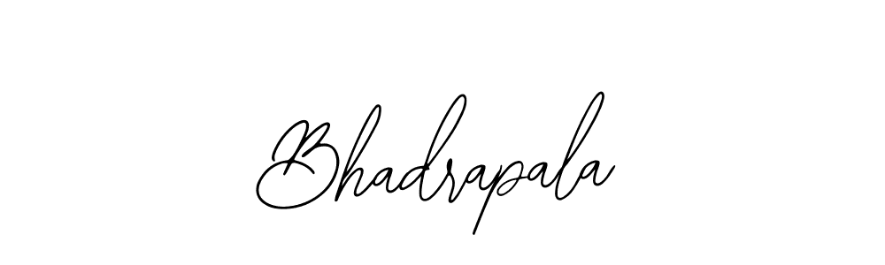 Create a beautiful signature design for name Bhadrapala. With this signature (Bearetta-2O07w) fonts, you can make a handwritten signature for free. Bhadrapala signature style 12 images and pictures png