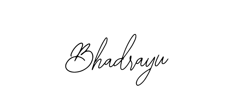 Bearetta-2O07w is a professional signature style that is perfect for those who want to add a touch of class to their signature. It is also a great choice for those who want to make their signature more unique. Get Bhadrayu name to fancy signature for free. Bhadrayu signature style 12 images and pictures png