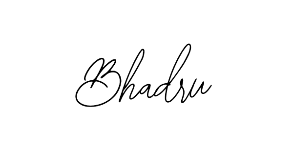 How to make Bhadru signature? Bearetta-2O07w is a professional autograph style. Create handwritten signature for Bhadru name. Bhadru signature style 12 images and pictures png