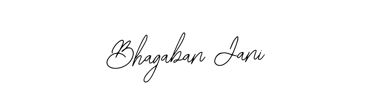 Design your own signature with our free online signature maker. With this signature software, you can create a handwritten (Bearetta-2O07w) signature for name Bhagaban Jani. Bhagaban Jani signature style 12 images and pictures png