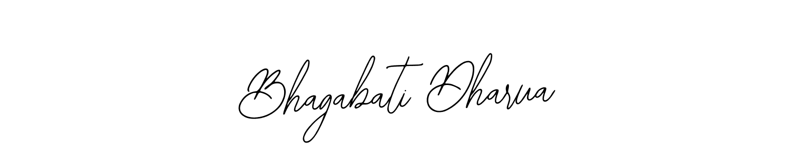 Use a signature maker to create a handwritten signature online. With this signature software, you can design (Bearetta-2O07w) your own signature for name Bhagabati Dharua. Bhagabati Dharua signature style 12 images and pictures png