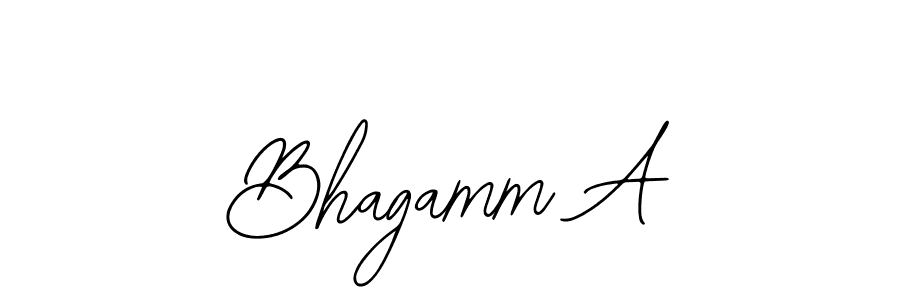 Create a beautiful signature design for name Bhagamm A. With this signature (Bearetta-2O07w) fonts, you can make a handwritten signature for free. Bhagamm A signature style 12 images and pictures png