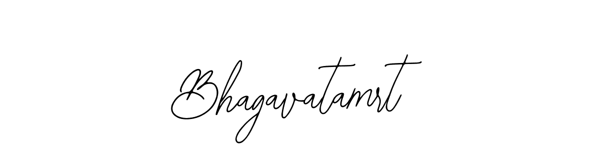 How to make Bhagavatamrt name signature. Use Bearetta-2O07w style for creating short signs online. This is the latest handwritten sign. Bhagavatamrt signature style 12 images and pictures png