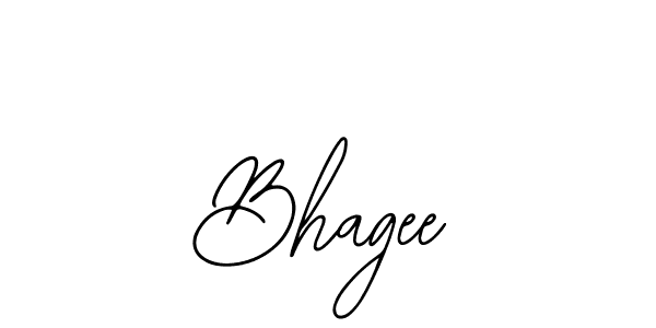 Use a signature maker to create a handwritten signature online. With this signature software, you can design (Bearetta-2O07w) your own signature for name Bhagee. Bhagee signature style 12 images and pictures png