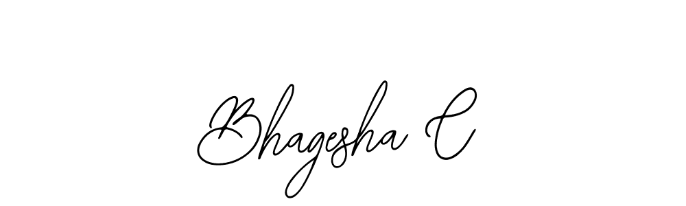 How to Draw Bhagesha C signature style? Bearetta-2O07w is a latest design signature styles for name Bhagesha C. Bhagesha C signature style 12 images and pictures png