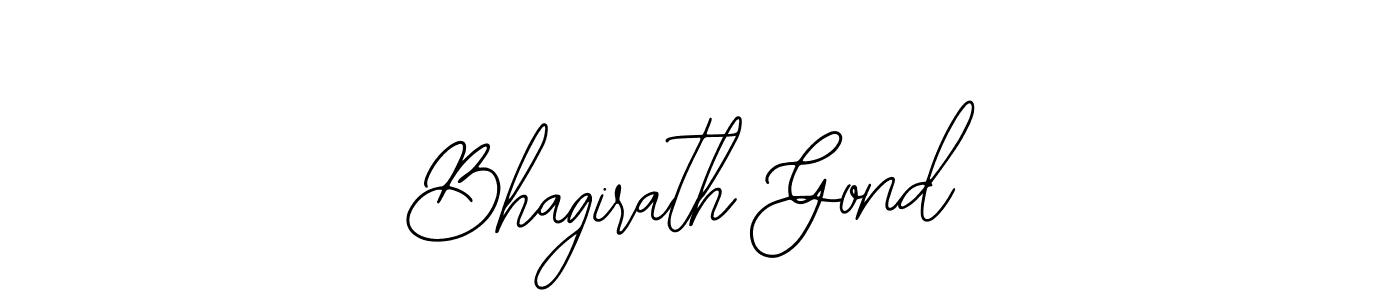 Bearetta-2O07w is a professional signature style that is perfect for those who want to add a touch of class to their signature. It is also a great choice for those who want to make their signature more unique. Get Bhagirath Gond name to fancy signature for free. Bhagirath Gond signature style 12 images and pictures png