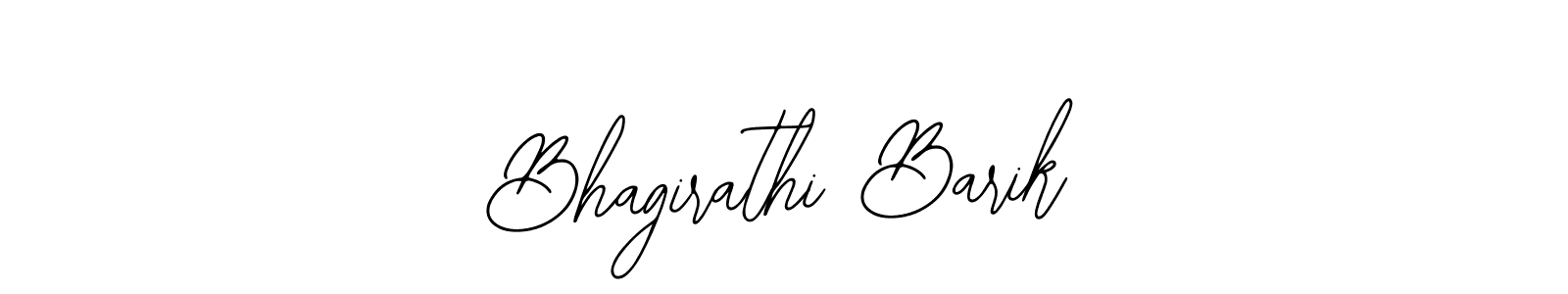 How to make Bhagirathi Barik signature? Bearetta-2O07w is a professional autograph style. Create handwritten signature for Bhagirathi Barik name. Bhagirathi Barik signature style 12 images and pictures png