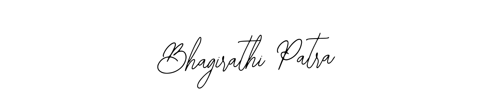 Use a signature maker to create a handwritten signature online. With this signature software, you can design (Bearetta-2O07w) your own signature for name Bhagirathi Patra. Bhagirathi Patra signature style 12 images and pictures png