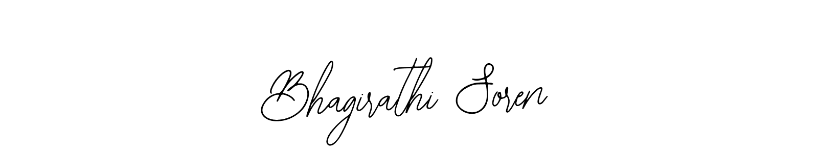 Make a beautiful signature design for name Bhagirathi Soren. With this signature (Bearetta-2O07w) style, you can create a handwritten signature for free. Bhagirathi Soren signature style 12 images and pictures png