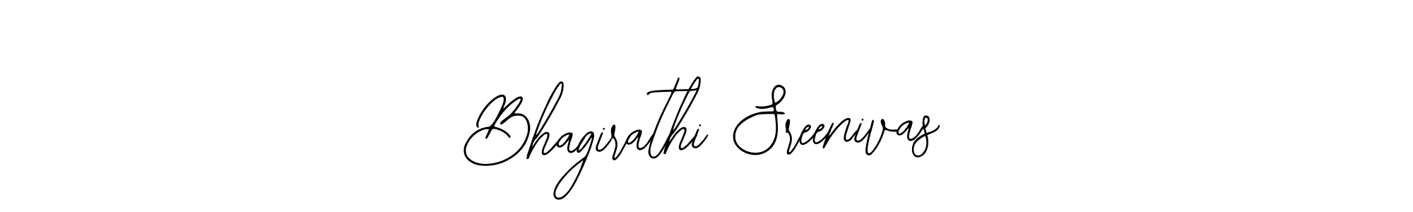 Make a beautiful signature design for name Bhagirathi Sreenivas. With this signature (Bearetta-2O07w) style, you can create a handwritten signature for free. Bhagirathi Sreenivas signature style 12 images and pictures png