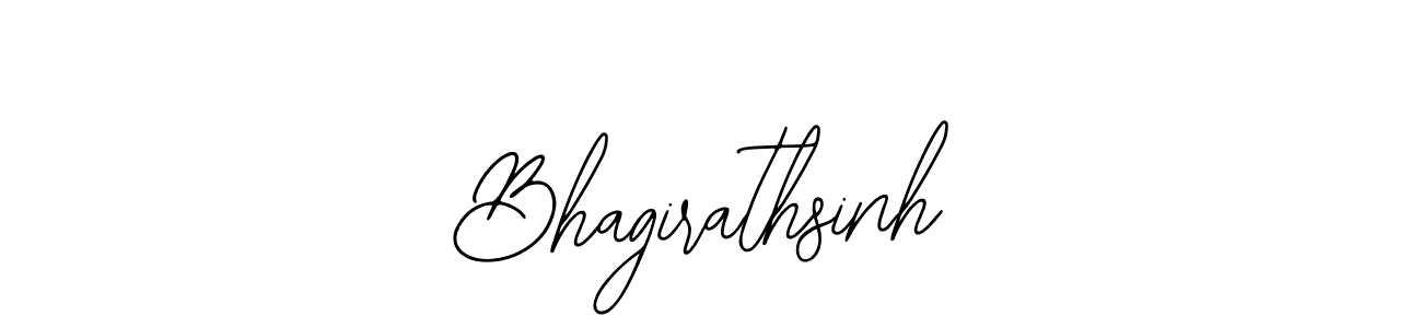 How to make Bhagirathsinh name signature. Use Bearetta-2O07w style for creating short signs online. This is the latest handwritten sign. Bhagirathsinh signature style 12 images and pictures png