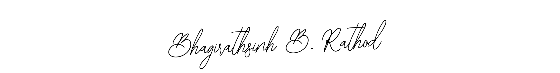 It looks lik you need a new signature style for name Bhagirathsinh B. Rathod. Design unique handwritten (Bearetta-2O07w) signature with our free signature maker in just a few clicks. Bhagirathsinh B. Rathod signature style 12 images and pictures png