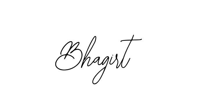 Design your own signature with our free online signature maker. With this signature software, you can create a handwritten (Bearetta-2O07w) signature for name Bhagirt. Bhagirt signature style 12 images and pictures png