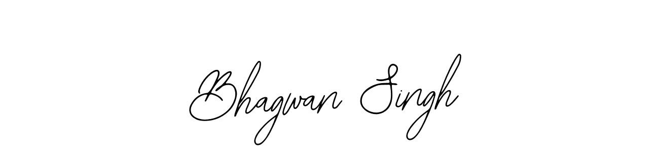 You should practise on your own different ways (Bearetta-2O07w) to write your name (Bhagwan Singh) in signature. don't let someone else do it for you. Bhagwan Singh signature style 12 images and pictures png