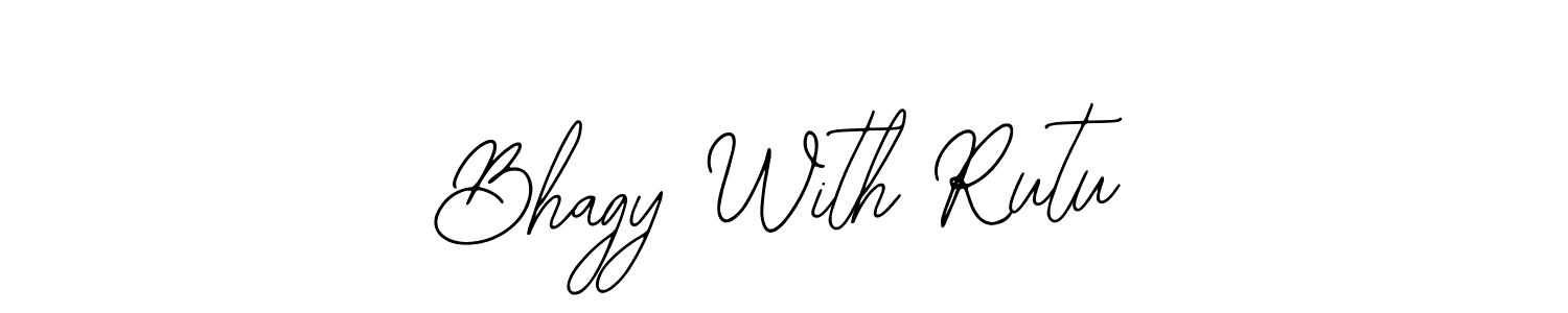 Use a signature maker to create a handwritten signature online. With this signature software, you can design (Bearetta-2O07w) your own signature for name Bhagy With Rutu. Bhagy With Rutu signature style 12 images and pictures png