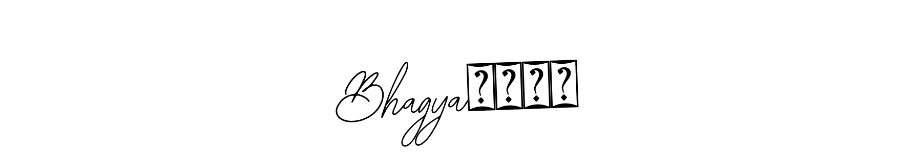 Make a beautiful signature design for name Bhagyaश्री. With this signature (Bearetta-2O07w) style, you can create a handwritten signature for free. Bhagyaश्री signature style 12 images and pictures png