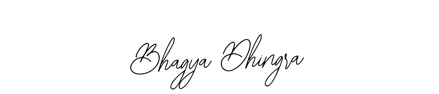 Make a beautiful signature design for name Bhagya Dhingra. With this signature (Bearetta-2O07w) style, you can create a handwritten signature for free. Bhagya Dhingra signature style 12 images and pictures png