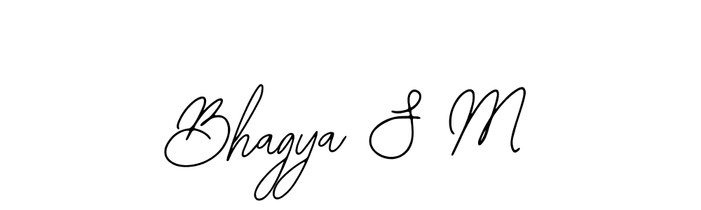 Bhagya S M stylish signature style. Best Handwritten Sign (Bearetta-2O07w) for my name. Handwritten Signature Collection Ideas for my name Bhagya S M. Bhagya S M signature style 12 images and pictures png