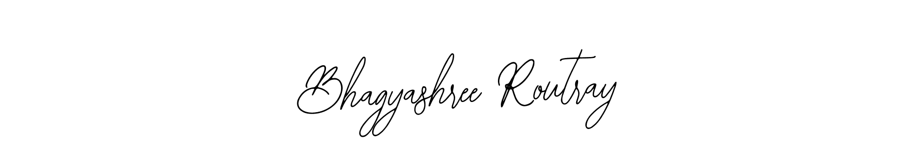 How to make Bhagyashree Routray name signature. Use Bearetta-2O07w style for creating short signs online. This is the latest handwritten sign. Bhagyashree Routray signature style 12 images and pictures png