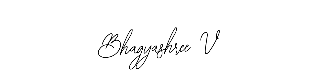 Bhagyashree V stylish signature style. Best Handwritten Sign (Bearetta-2O07w) for my name. Handwritten Signature Collection Ideas for my name Bhagyashree V. Bhagyashree V signature style 12 images and pictures png