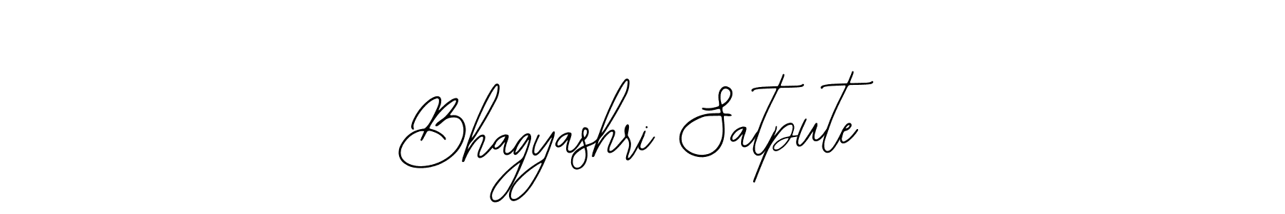 How to make Bhagyashri Satpute name signature. Use Bearetta-2O07w style for creating short signs online. This is the latest handwritten sign. Bhagyashri Satpute signature style 12 images and pictures png