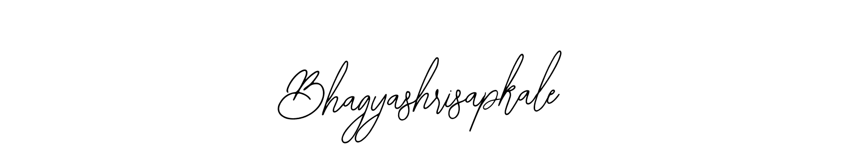 The best way (Bearetta-2O07w) to make a short signature is to pick only two or three words in your name. The name Bhagyashrisapkale include a total of six letters. For converting this name. Bhagyashrisapkale signature style 12 images and pictures png