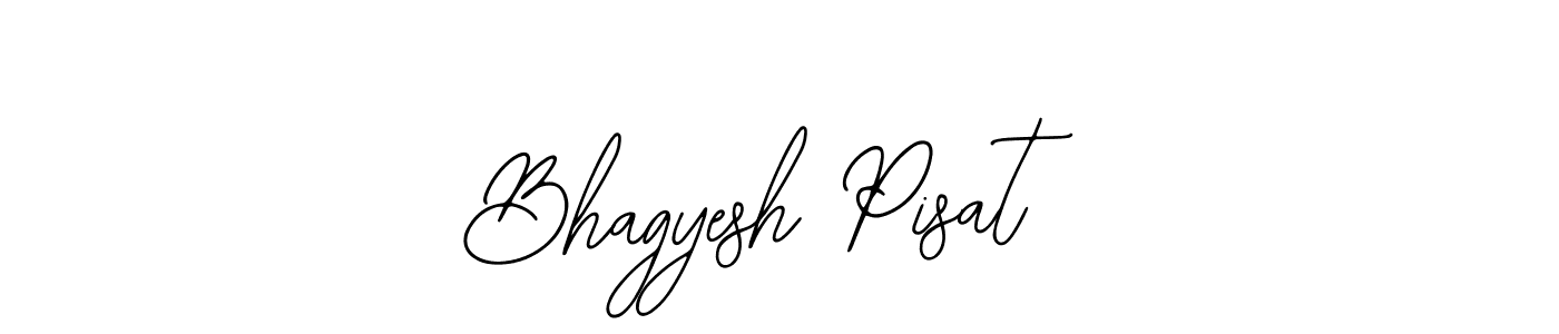 Bearetta-2O07w is a professional signature style that is perfect for those who want to add a touch of class to their signature. It is also a great choice for those who want to make their signature more unique. Get Bhagyesh Pisat name to fancy signature for free. Bhagyesh Pisat signature style 12 images and pictures png