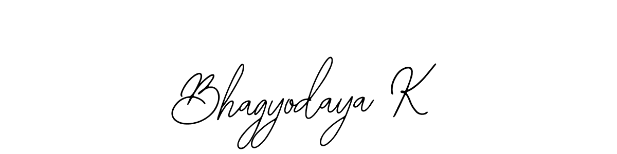 Here are the top 10 professional signature styles for the name Bhagyodaya K. These are the best autograph styles you can use for your name. Bhagyodaya K signature style 12 images and pictures png