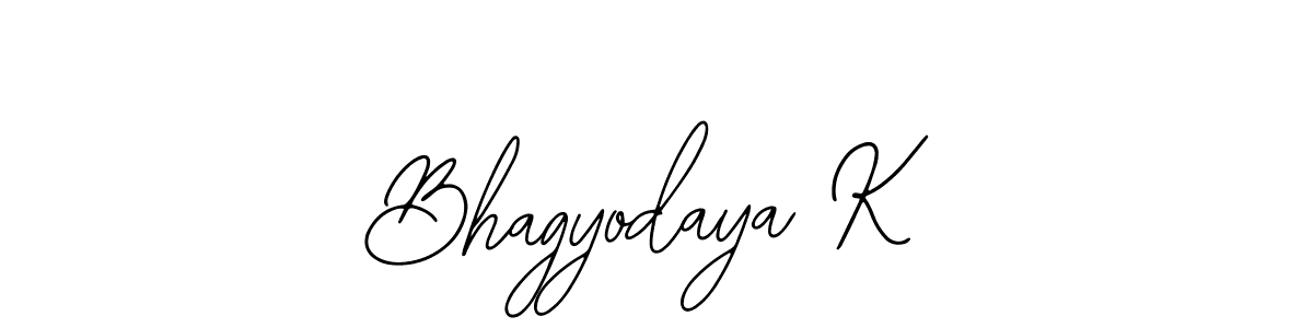 Make a short Bhagyodaya K signature style. Manage your documents anywhere anytime using Bearetta-2O07w. Create and add eSignatures, submit forms, share and send files easily. Bhagyodaya K signature style 12 images and pictures png