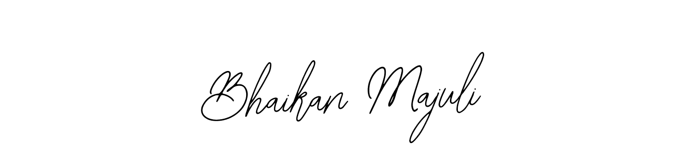 Also we have Bhaikan Majuli name is the best signature style. Create professional handwritten signature collection using Bearetta-2O07w autograph style. Bhaikan Majuli signature style 12 images and pictures png