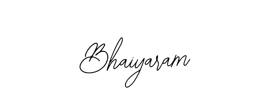 It looks lik you need a new signature style for name Bhaiyaram. Design unique handwritten (Bearetta-2O07w) signature with our free signature maker in just a few clicks. Bhaiyaram signature style 12 images and pictures png