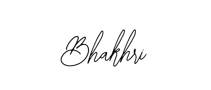 You should practise on your own different ways (Bearetta-2O07w) to write your name (Bhakhri) in signature. don't let someone else do it for you. Bhakhri signature style 12 images and pictures png