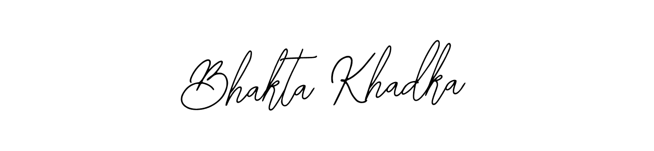 How to make Bhakta Khadka signature? Bearetta-2O07w is a professional autograph style. Create handwritten signature for Bhakta Khadka name. Bhakta Khadka signature style 12 images and pictures png