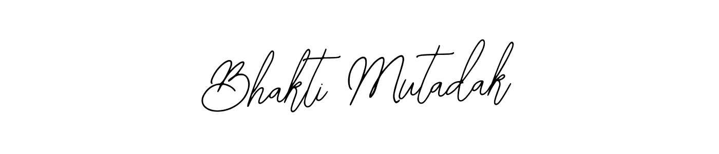 It looks lik you need a new signature style for name Bhakti Mutadak. Design unique handwritten (Bearetta-2O07w) signature with our free signature maker in just a few clicks. Bhakti Mutadak signature style 12 images and pictures png