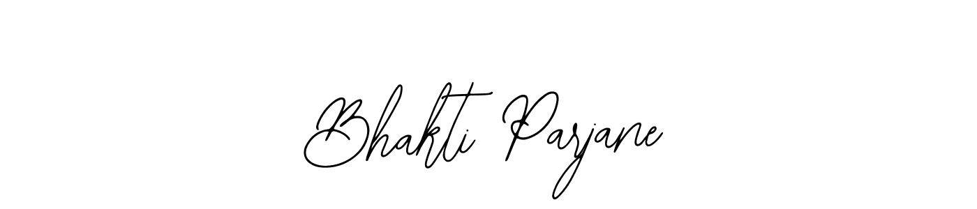 Design your own signature with our free online signature maker. With this signature software, you can create a handwritten (Bearetta-2O07w) signature for name Bhakti Parjane. Bhakti Parjane signature style 12 images and pictures png