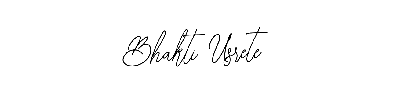 Create a beautiful signature design for name Bhakti Usrete. With this signature (Bearetta-2O07w) fonts, you can make a handwritten signature for free. Bhakti Usrete signature style 12 images and pictures png