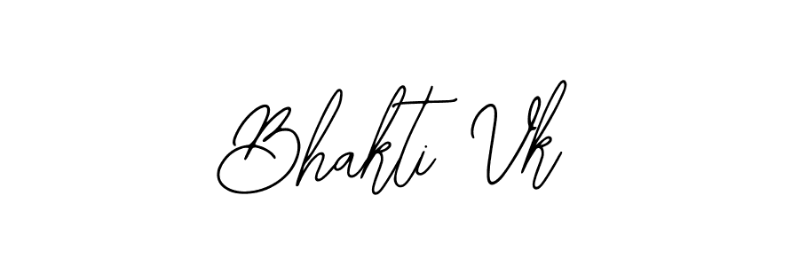 Design your own signature with our free online signature maker. With this signature software, you can create a handwritten (Bearetta-2O07w) signature for name Bhakti Vk. Bhakti Vk signature style 12 images and pictures png