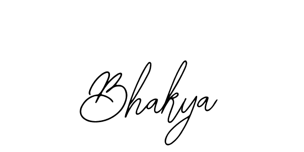 Also we have Bhakya name is the best signature style. Create professional handwritten signature collection using Bearetta-2O07w autograph style. Bhakya signature style 12 images and pictures png