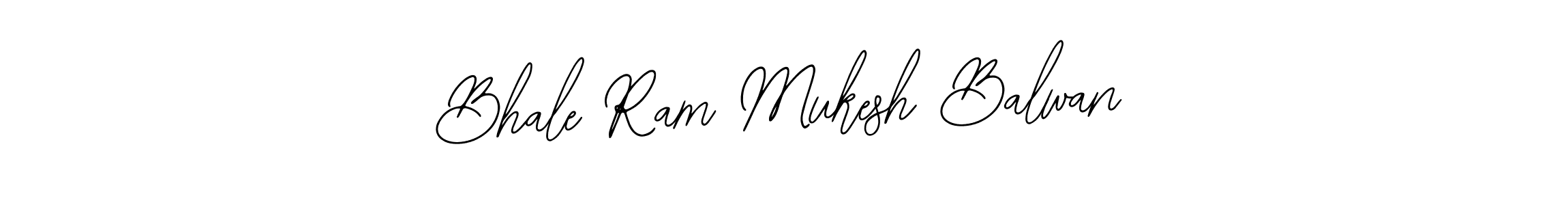 Create a beautiful signature design for name Bhale Ram Mukesh Balwan. With this signature (Bearetta-2O07w) fonts, you can make a handwritten signature for free. Bhale Ram Mukesh Balwan signature style 12 images and pictures png