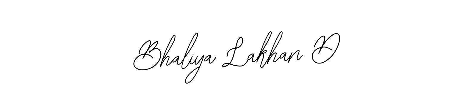 Use a signature maker to create a handwritten signature online. With this signature software, you can design (Bearetta-2O07w) your own signature for name Bhaliya Lakhan D. Bhaliya Lakhan D signature style 12 images and pictures png